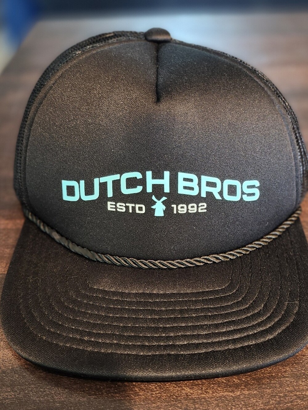 Dutch Bros Black Trucker Hat